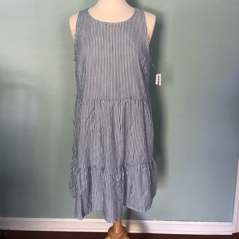 Old Navy Striped Swing Dress